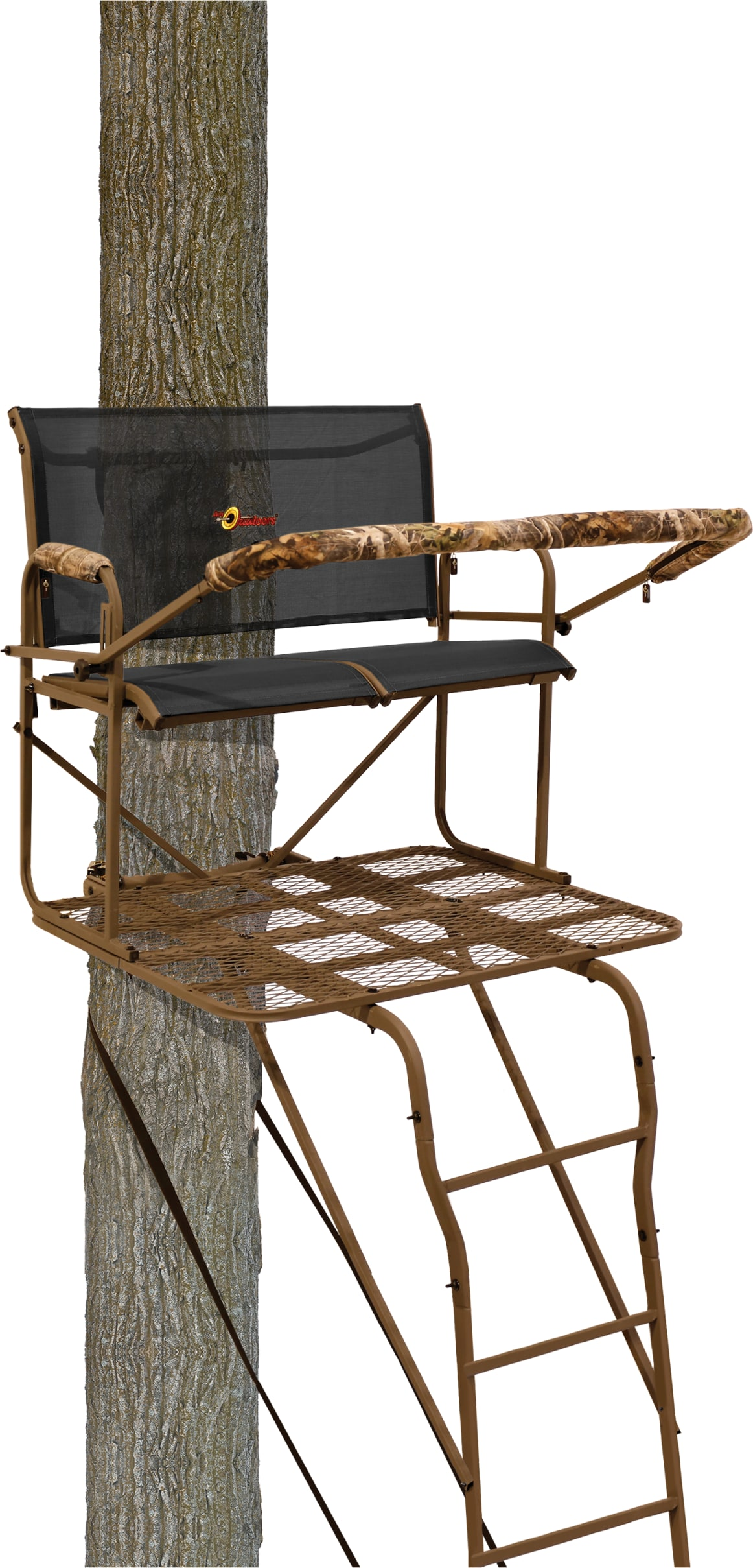 API Outdoors UltraSteel Deluxe 18' TwoPerson Ladder Stand Bass Pro Shops